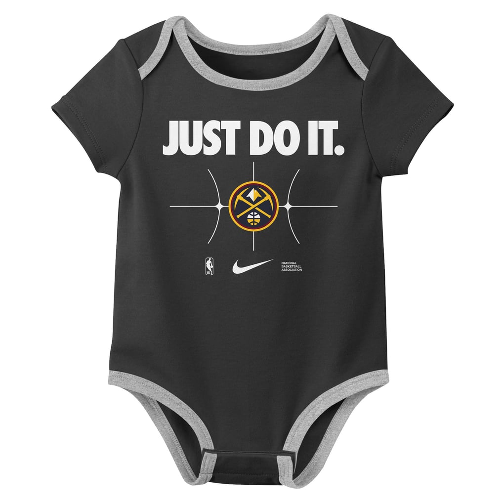 Denver Nuggets Nike Newborn Just Do It Two-Pack Bodysuit Set - Navy/Black